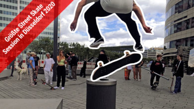 Größte Street Skate Session 2020 in Düsseldorf